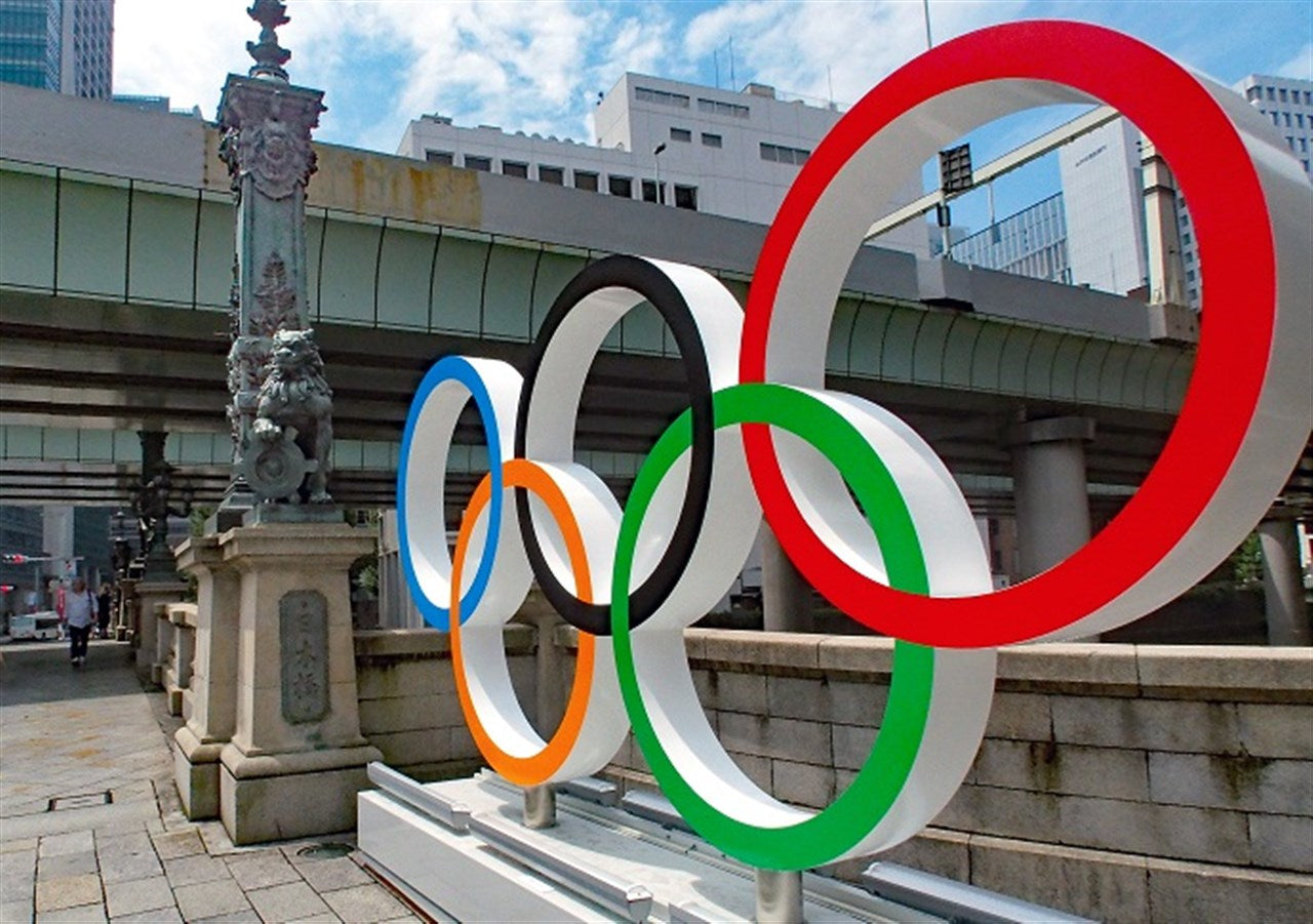 五环标志前往日本桥