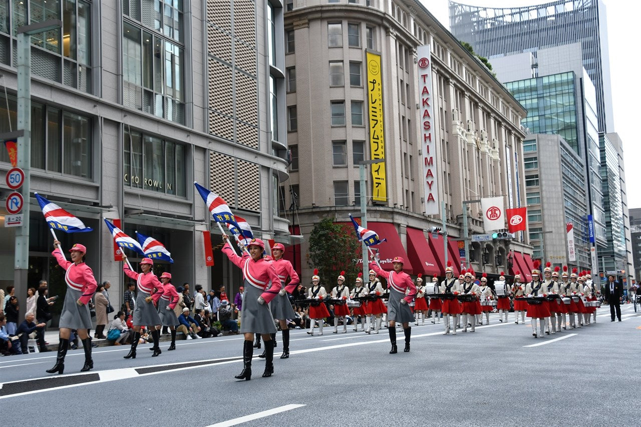 行进中